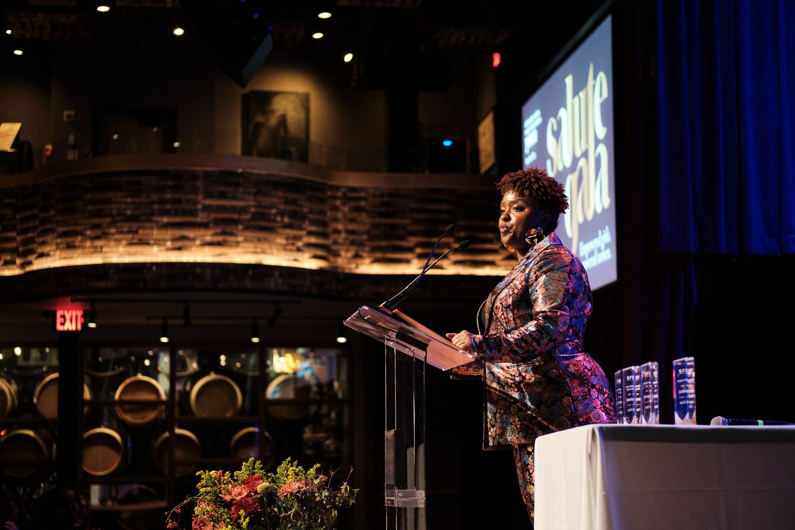 Salute 2025 — honoree ceremony at City Winery