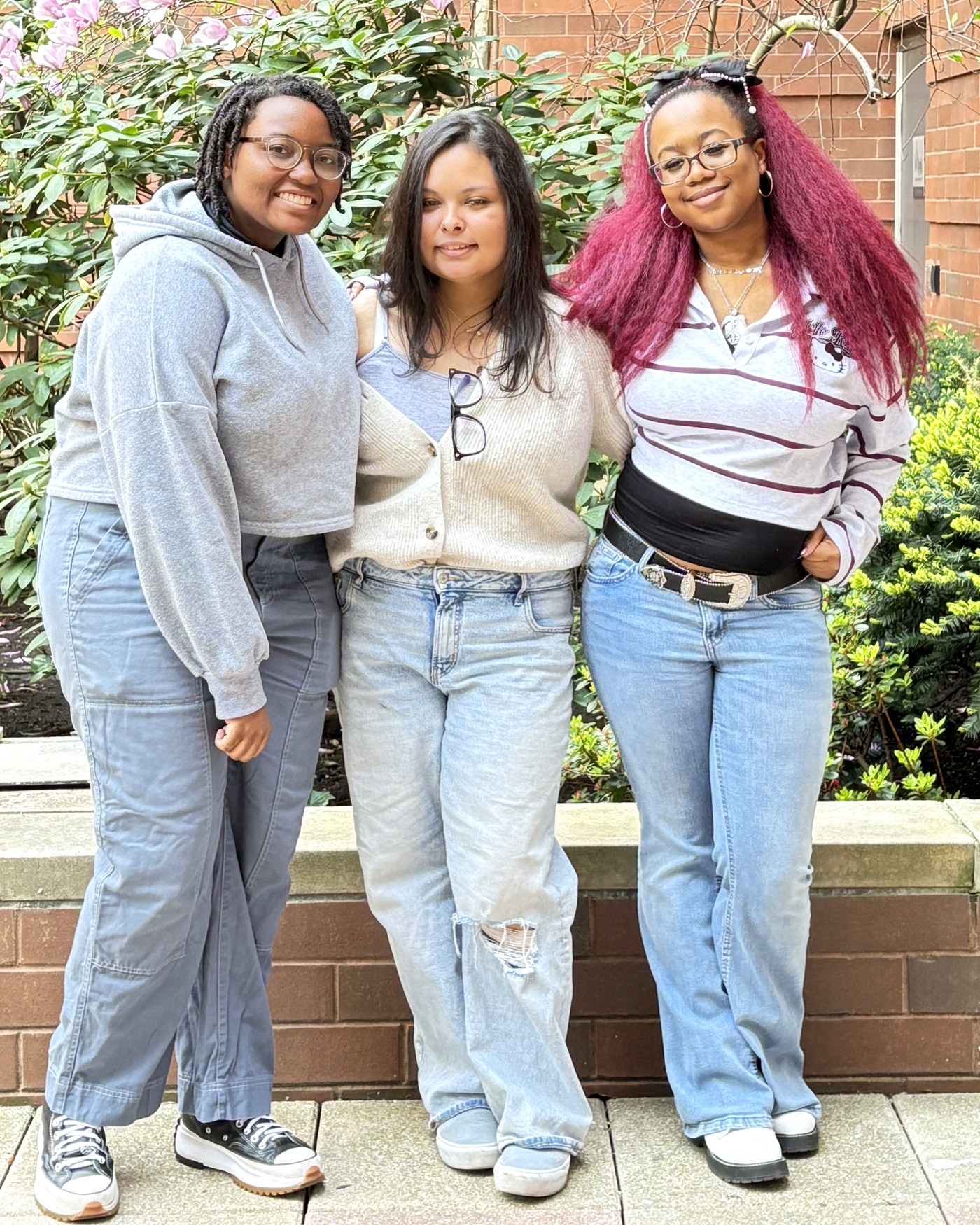 Girls Initiatives participants Annmarie, Danielle, and Hannah